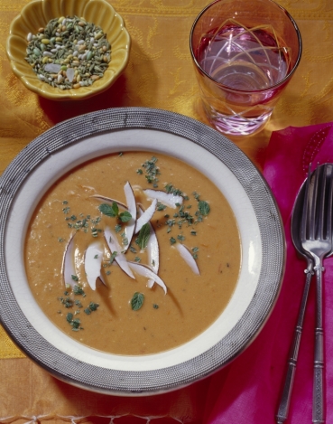 Kokos-Tomaten-Suppe