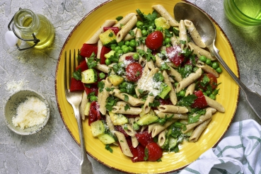 Frühlingsgemüse mit Penne